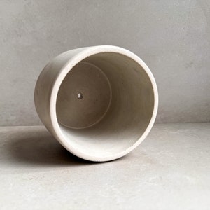 Concrete Planter with Saucer, Modern Plant Pot, Bubble Planter, Decorative Cement Pot, Minimalist Pot with Saucer, Nordic Pot, Chunky Pot image 8