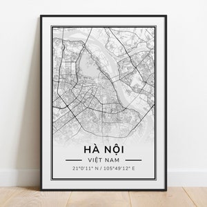 Vancouver City Map Print Street Map Poster Home Decor Wall - Etsy
