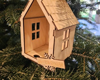 Elf Tree House Kit, Elf Prop, Fun Elf Arrival, Elf Ornament for Tree, Elf, Elf Activity, Elf Kit