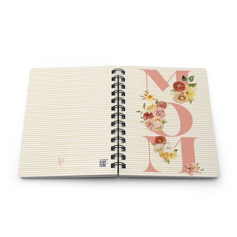Mom Notebook Design Mom - Notebooks, Spiral Bound, Lined Paper, Personal Journal, Mothers ...