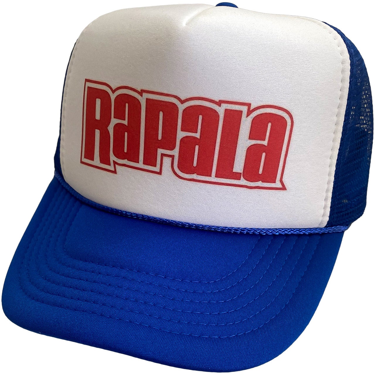 Vintage Rapala Trucker Hat Gift Idea for Men and Women Adjustable Snap Back Cap Blue