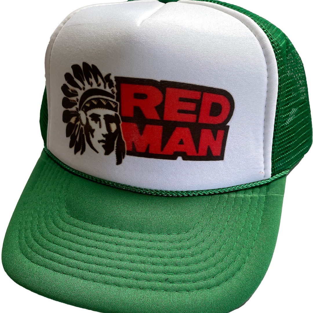 Vintage Redman Chewing Tobacco Trucker Hat Mesh Hat Adjustable Snap