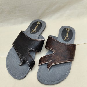 Sandale en cuir de vachette faite main pour femme | Artisanale | Bohème | Sandale en cuir de vachette fait main Country pour femmes | Artisanale | Bohème | Pays