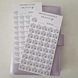 Savings Challenge | Student Loan Saving | Driving licence Saving | A6 Spaar kaarten | Minimalistic Savings Trackers