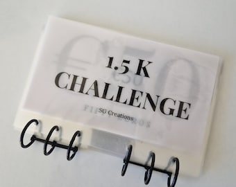 1.5 K SavingsChallenge Vellum| 1.5 K SpaarChallenge| Savingsboek