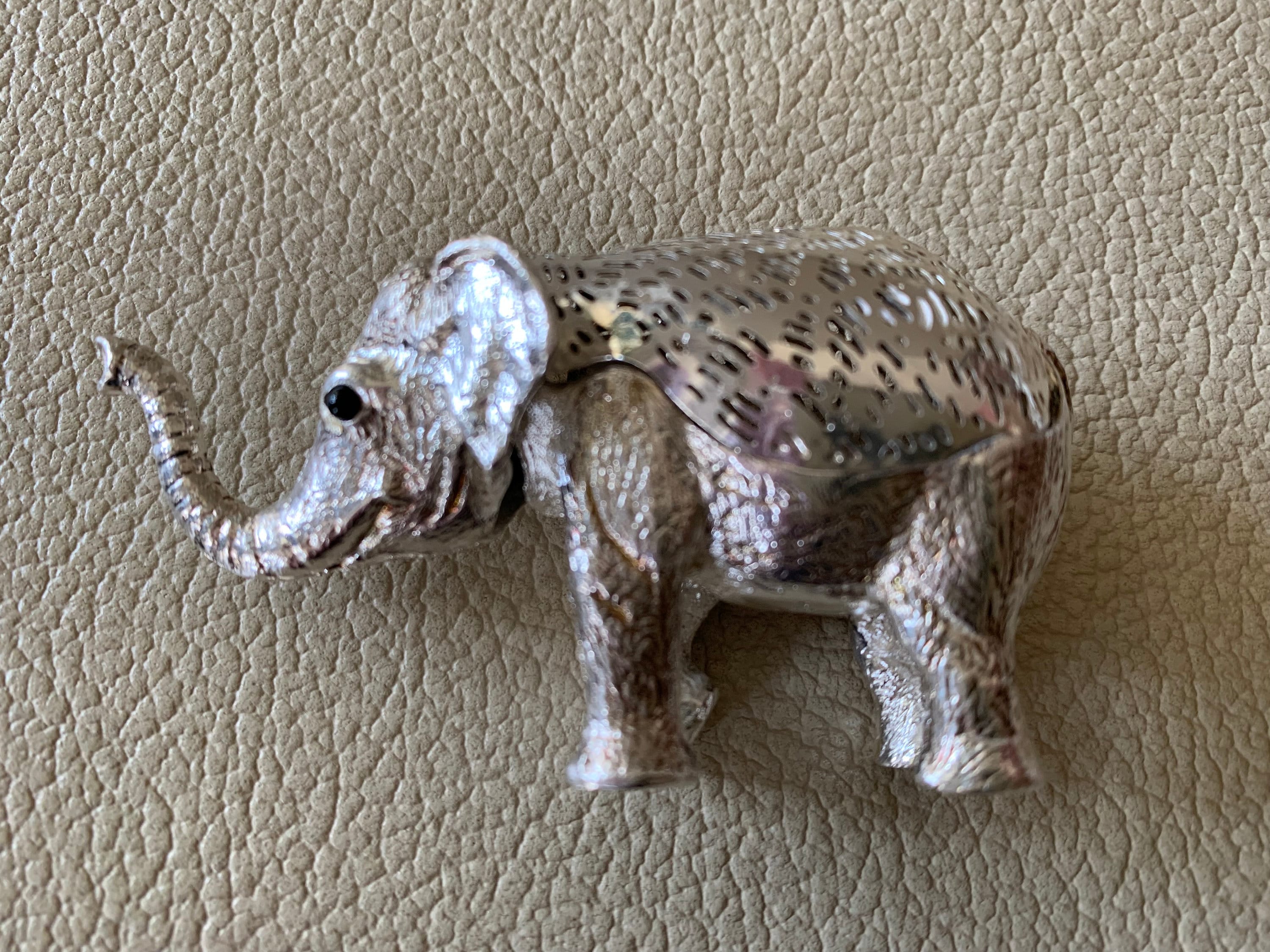 CHRISTOFLE Silver-plated Elephant. Silver Light Collection. - Etsy