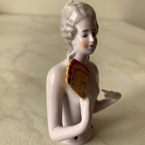 アンティーク 磁器製 ハーフドール Porcelain half doll - Etsy 日本