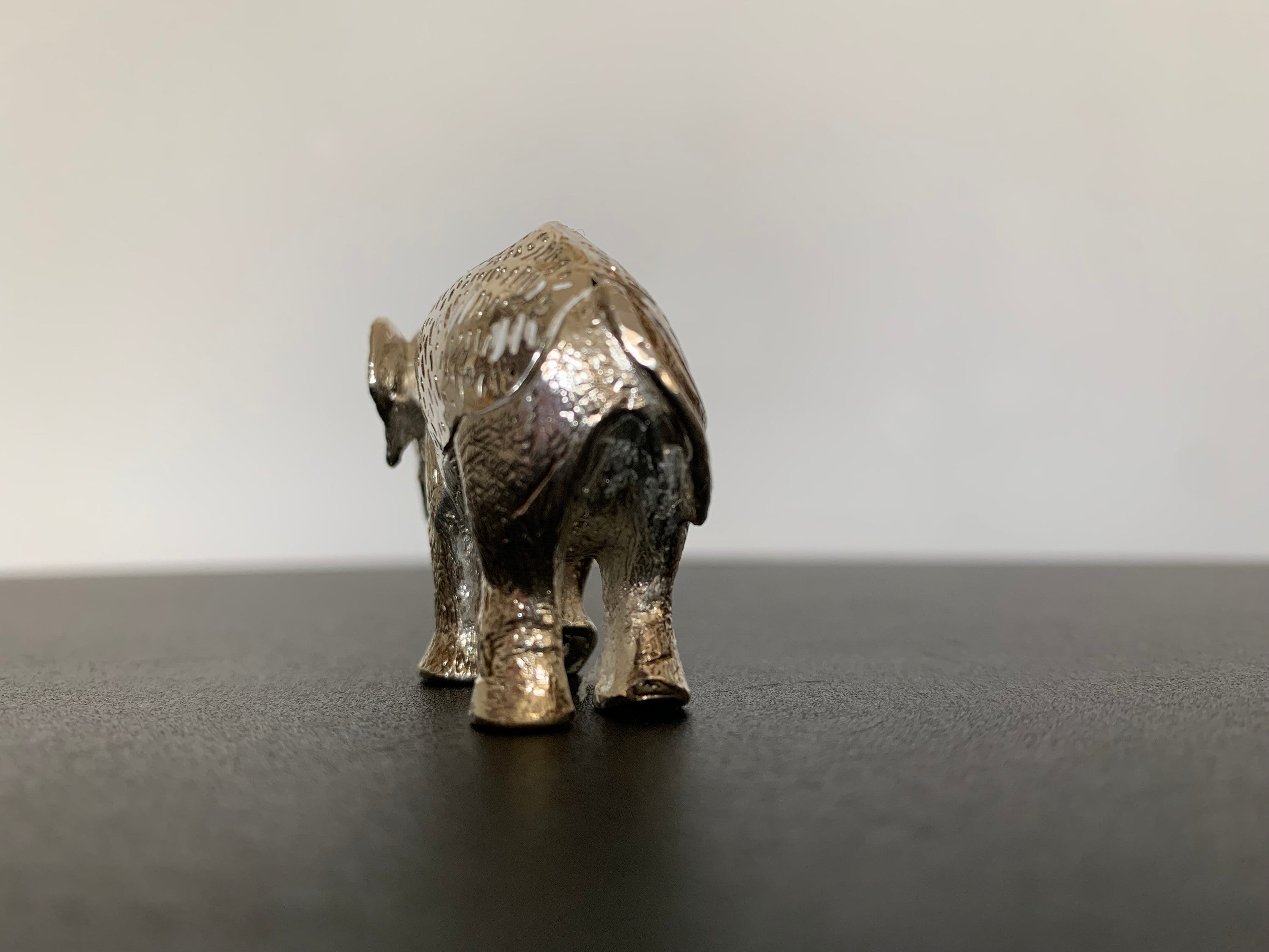CHRISTOFLE Silver-plated Elephant. Silver Light Collection. - Etsy