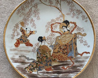 1920s, Kinkozan Tsukuru Satsuma, Hand Painted Dragon Dragonware