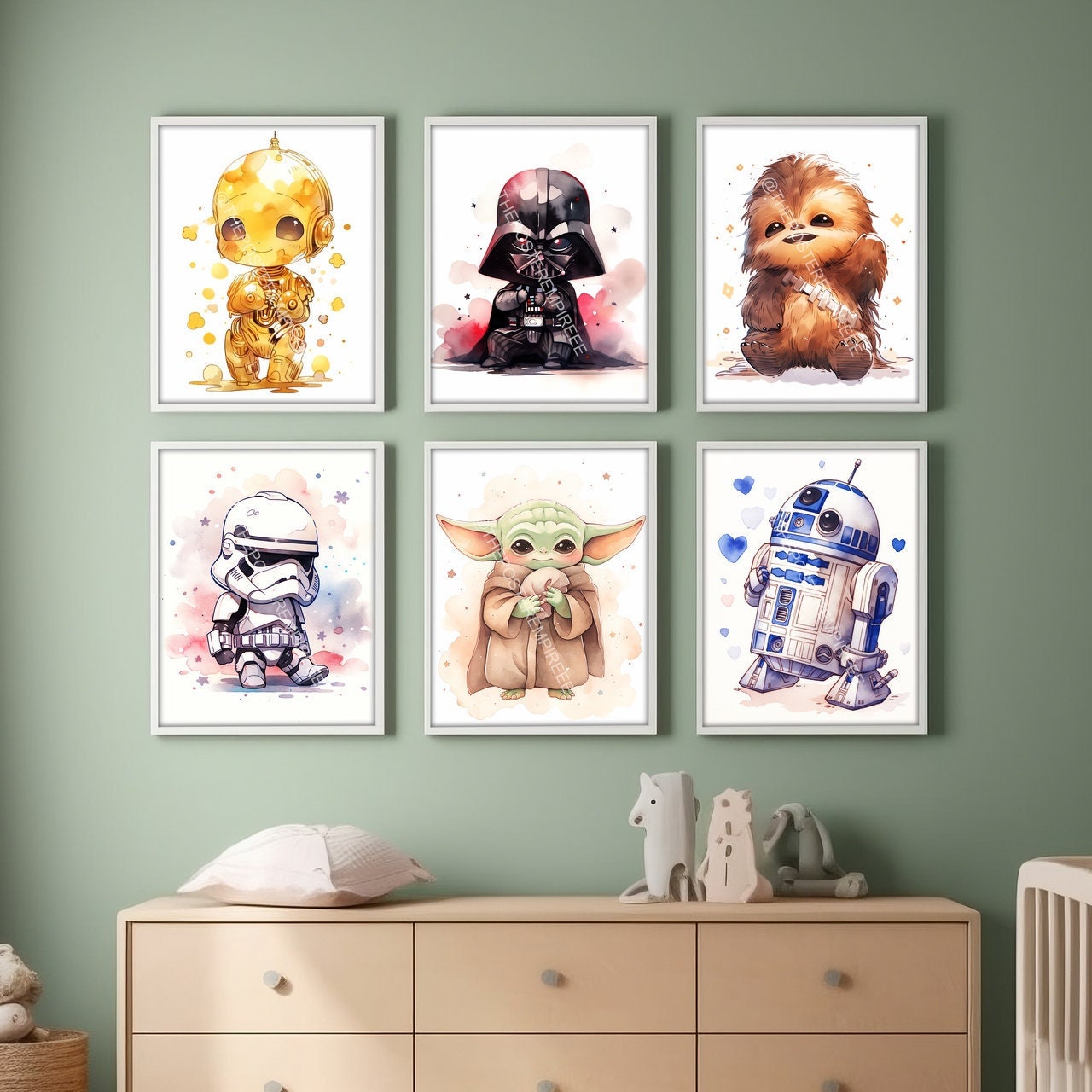 Luke Skywalker Christian Star Wars Nursery Decor Wall Art Print - Seek –  Pixie Paper Store