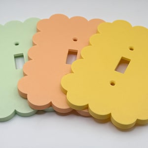 Fluffy Cloud Light Switch Cover Cute Cloud Wall Plate for Kids Room Nursery Decor Soft Pastel Switch Plate Whimsical Baby Room Accent