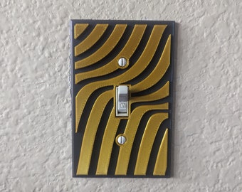 Wavy - Light Switch Cover - High-Quality 3D Printed