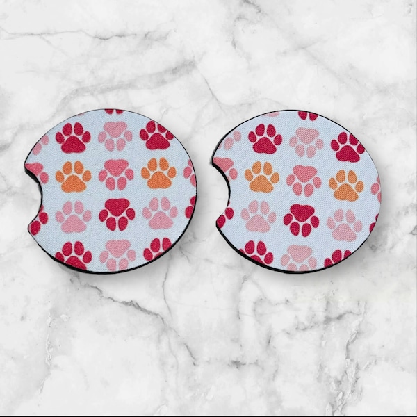 Car Coaster Dog Mom Lover Mama set of 2, Dog Dad Car Accessories, Cute Car Coaster, Sublimation Designs, Car Decor, Mother's Day Gift