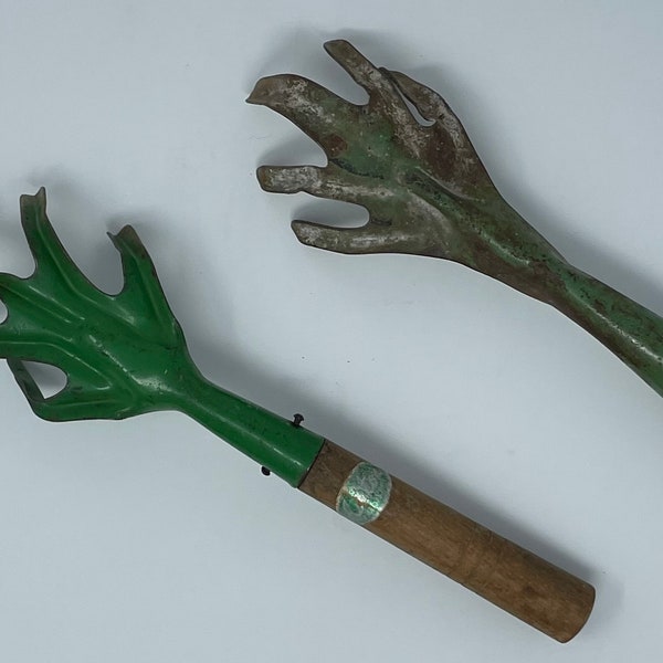 Vintage Hand Rakes or Cultivator, vintage garden tools, vintage Ashton hand rake, vintage garden decor, vintage garden accessories