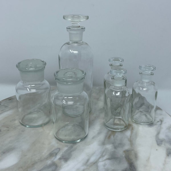 Vintage Apothecary Bottles, TCW apothecary bottles, vintage bottles, vintage pharmacy, vintage apothecary, vintage apothecary bottles