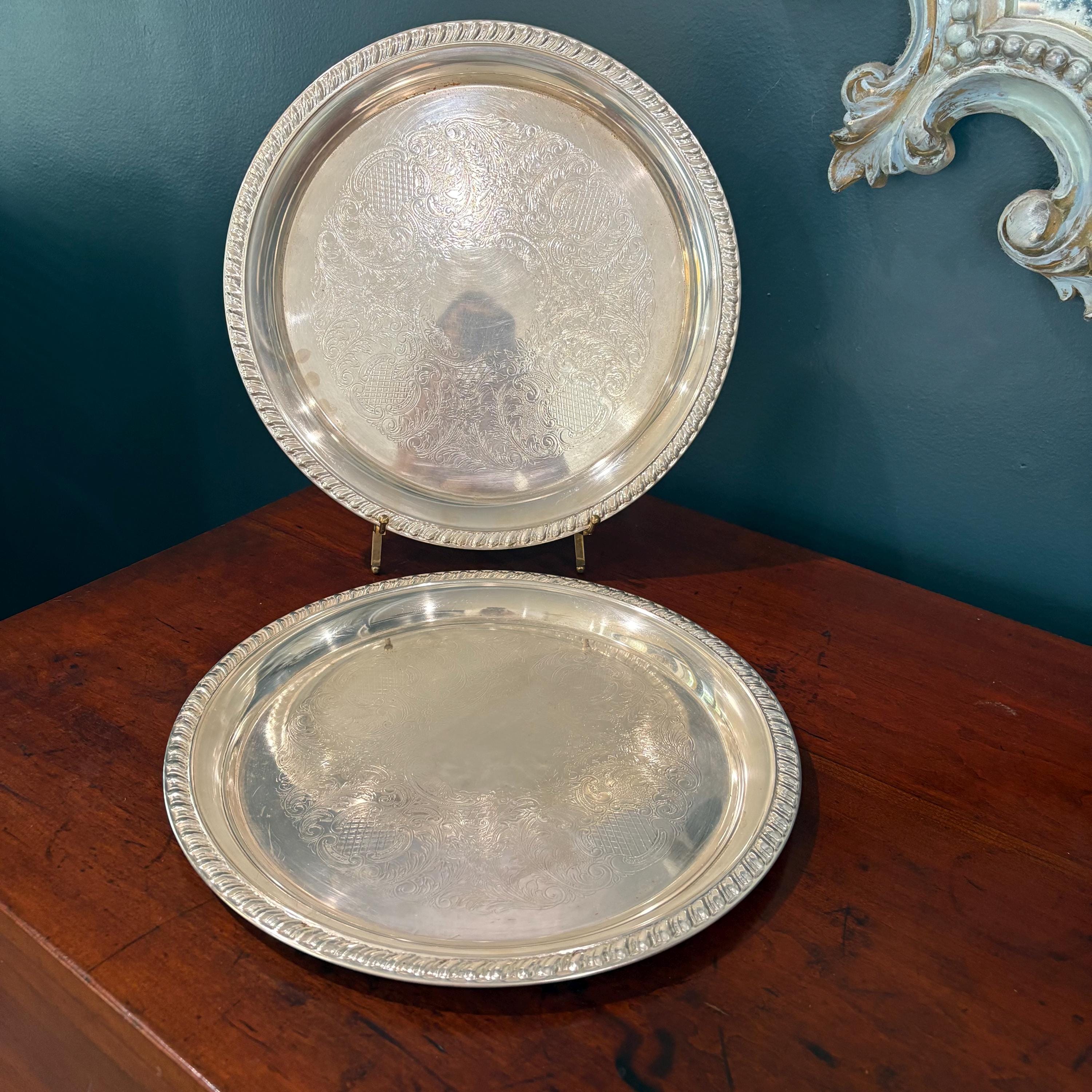 Leonard Silver Tray - Etsy