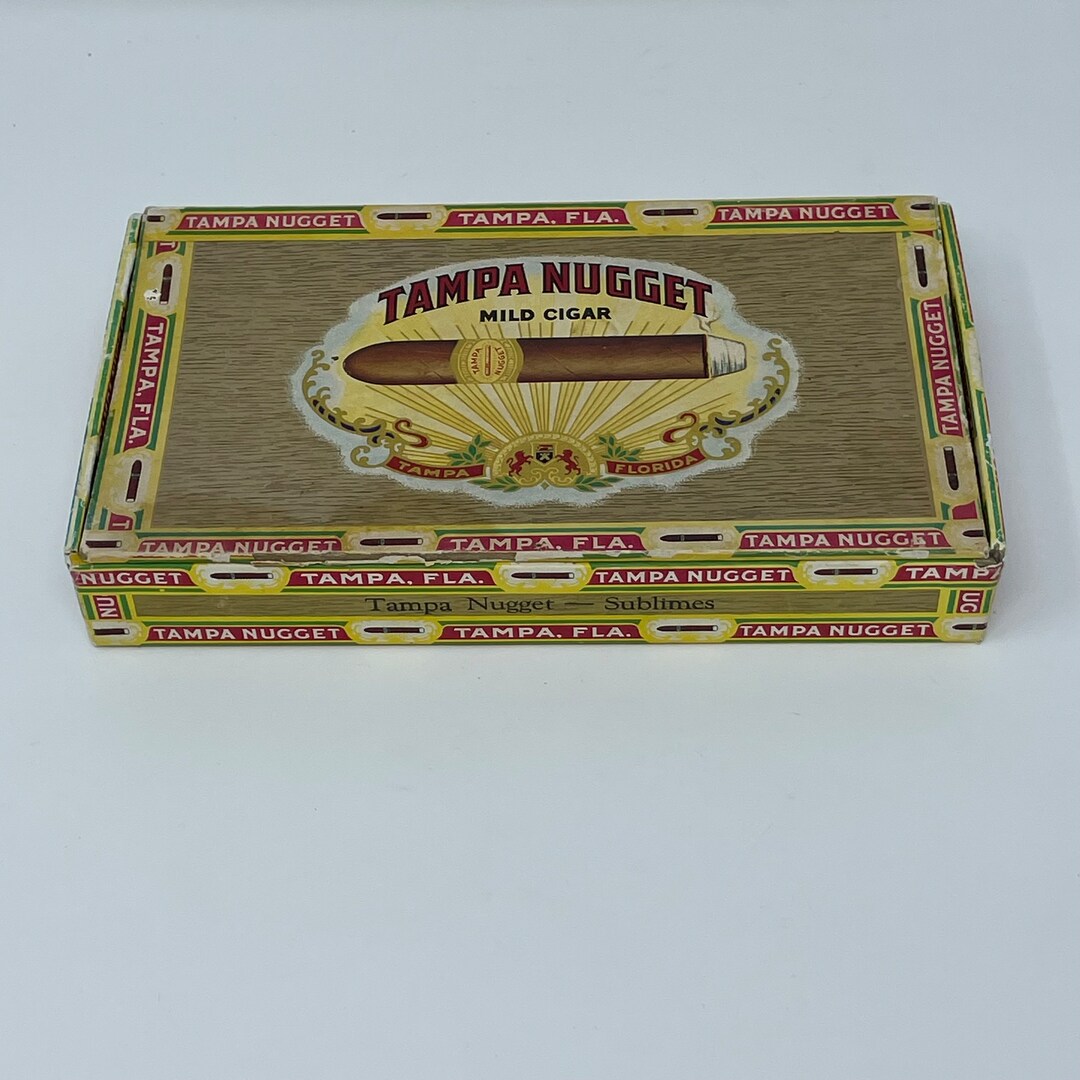 Tampa Nugget Cigar Box, Vintage Cigar Box, Tampa Nugget, Havatampa
