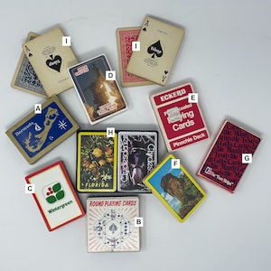 Vintage Playing Cards: Standard, Pinochle, Souvenir Decks