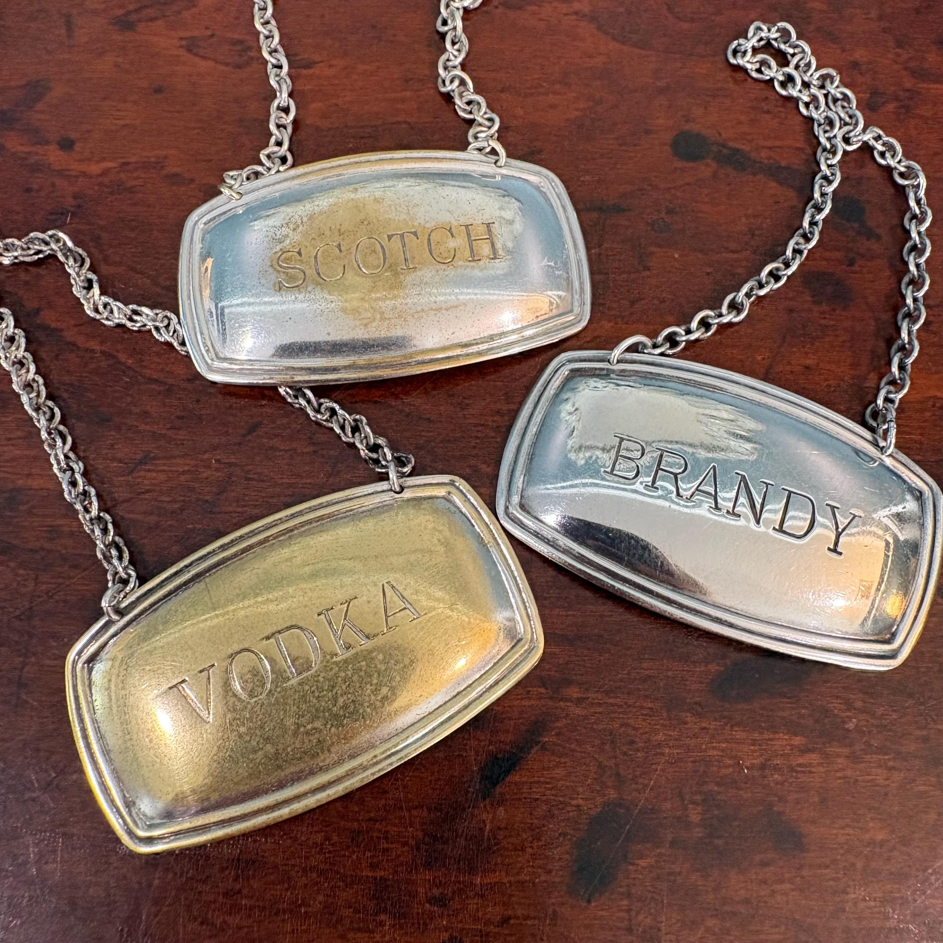 Vintage Decanter Tags Set - Etsy
