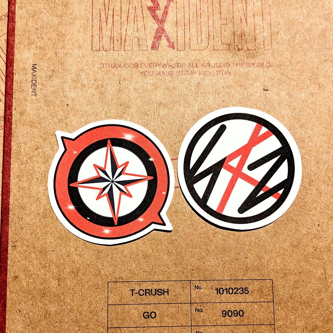 Stray Kids Compass & SKZ Stickers Etsy
