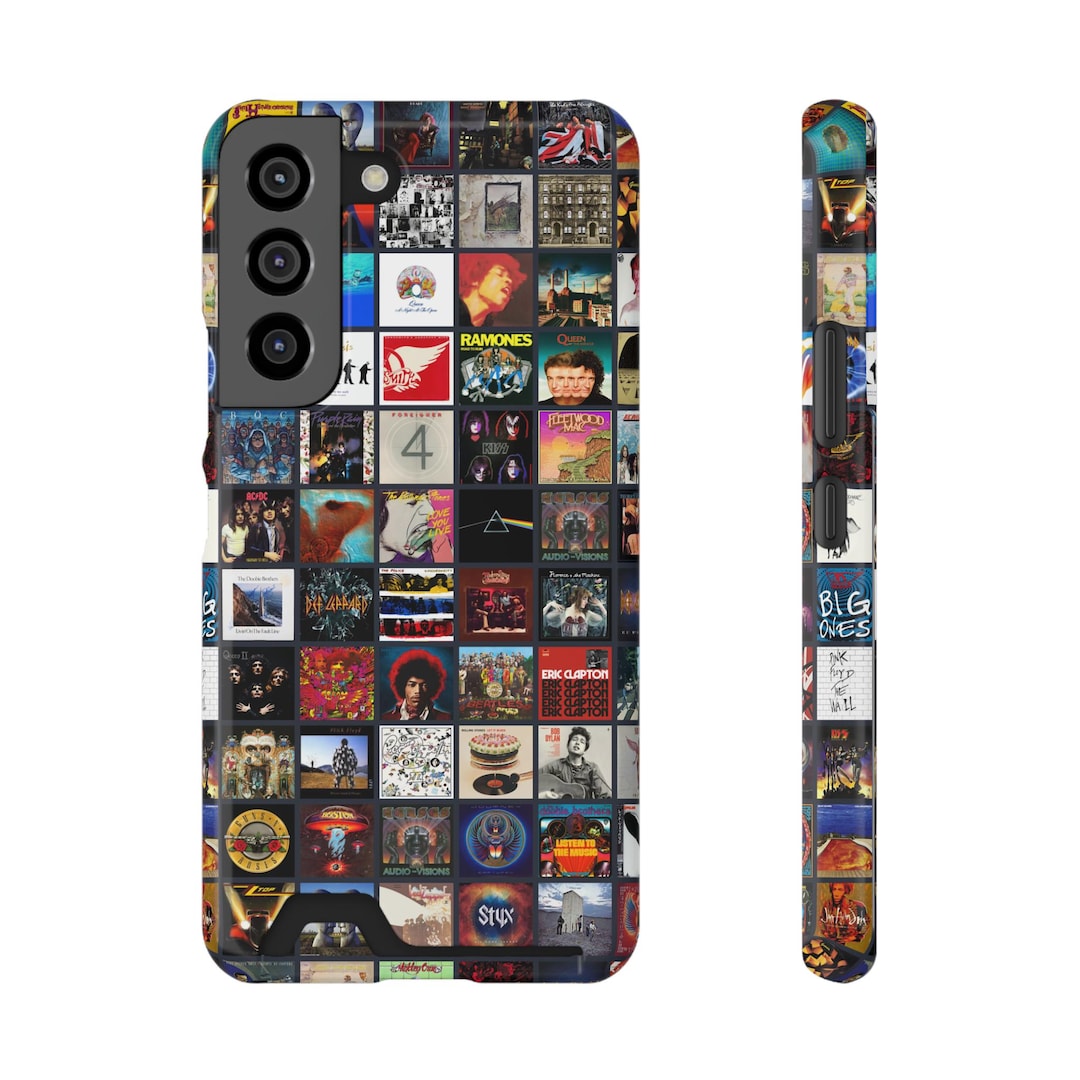 Classic Rock Album Phone Case With Card Holder, Classic Rock iPhone ...