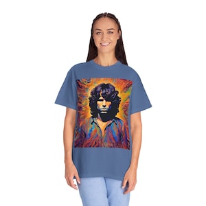Jim Morrison Trippy Art T-shirt, Jim Morrison Tee, Jim Morrison Shirt, Jim Morrison Lover t-Shirt, Classic Rock Tee, The Doors T-shirt