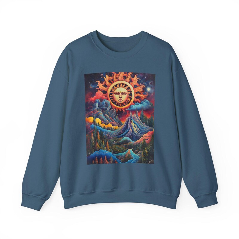 Reggae Leaf Psychedelic Women's Sweatshirt main image 0