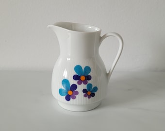 Prilblumen Mini-Pitcher with Three Flower Design | Winterling Röslau Bavaria| 70s Rare German Collectible