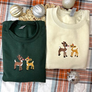 Christmas Sweatshirt, Christmas Embroidered Sweatshirt, Retro Christmas Sweatshirt, Vintage Christmas Sweatshirt, Christmas Pajamas