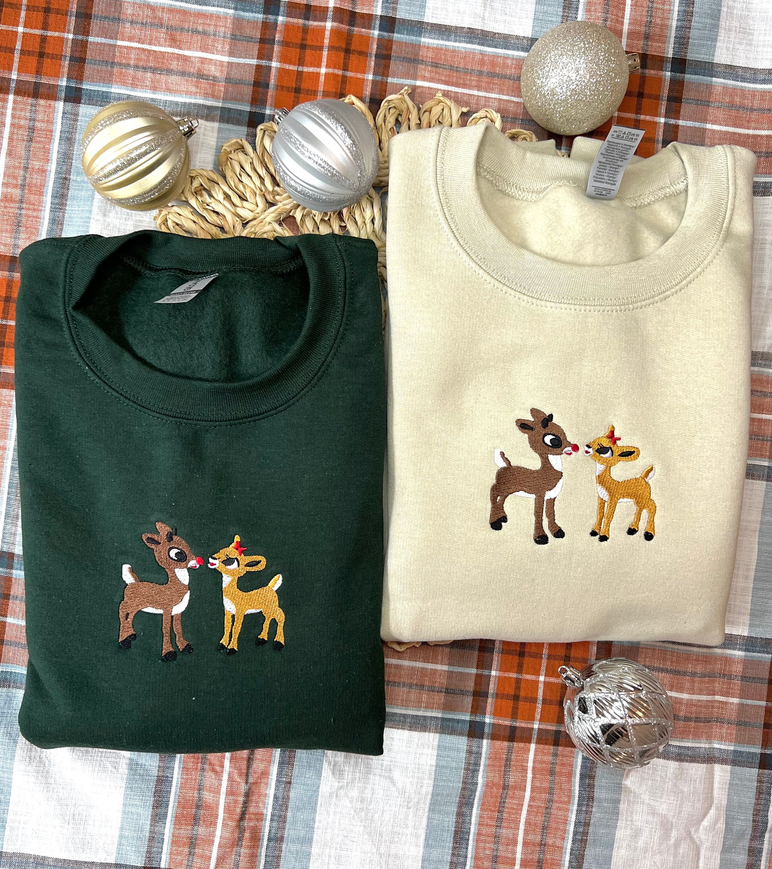Christmas Sweatshirt, Christmas Embroidered Sweatshirt, Retro Christmas Sweatshirt, Vintage Christmas Sweatshirt, Christmas Pajamas