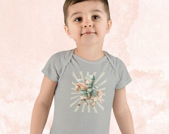 Knight Baby Onesie, Cute Baby Bodysuit, Newborn Gift, Baby Shower Outfit, Toddler Clothing, Unicorn Theme