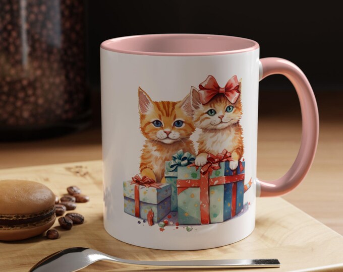 Funny Cats Christmas Mug – Holiday Coffee Gift