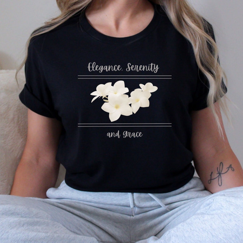 Orchidee print tulle T-shirt T-shirts