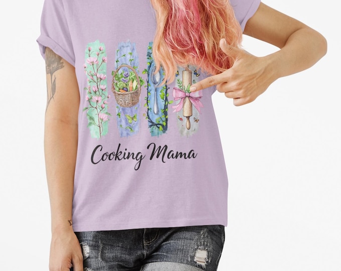 Cooking Mama Vibes T-Shirt - Unisex, Summer Essential, Gift for Moms, Casual Wear, Vacation Tees, Relaxed Style