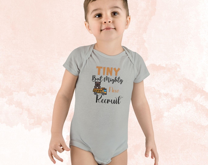 Baby Onesie, Tiny Recruit Cute Bodysuit for Newborns, Unicorn Theme, Baby Shower Gift, Toddler Outfit, Infant Clothing