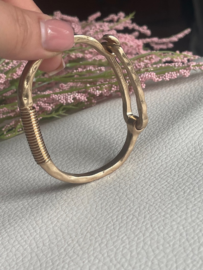 Hammered Bracelet for Women Gold Bangle Bracelet Hammered Etsy