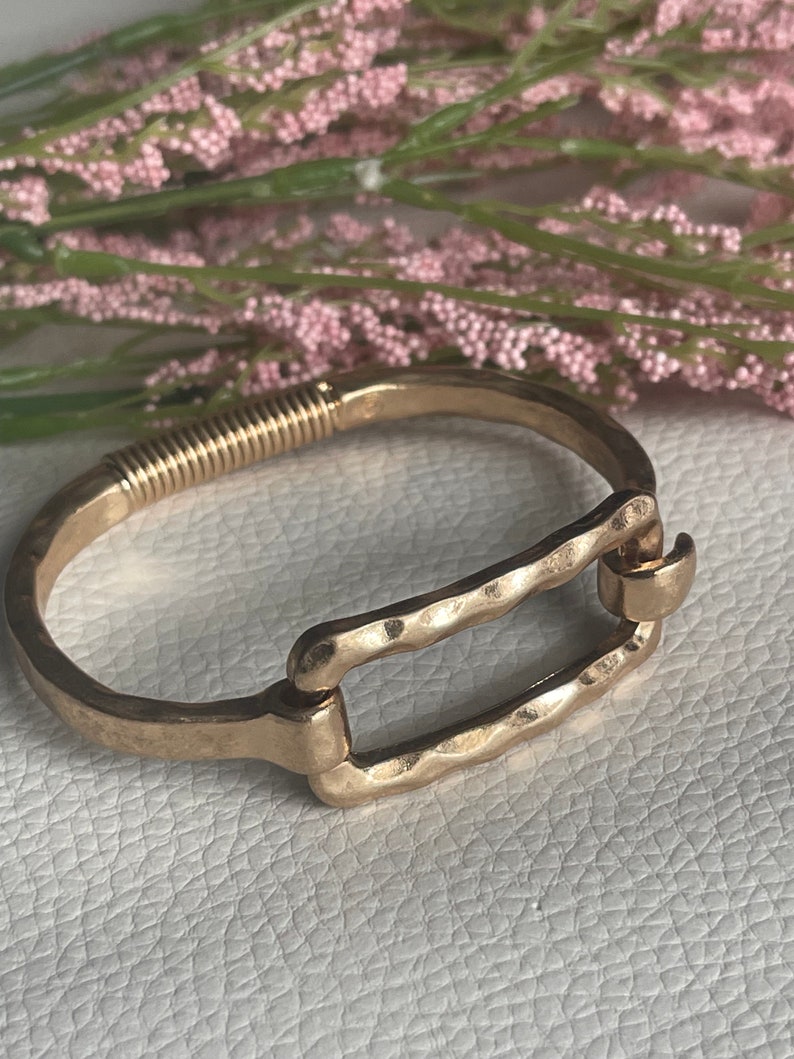 Hammered Bracelet for Women Gold Bangle Bracelet Hammered Etsy