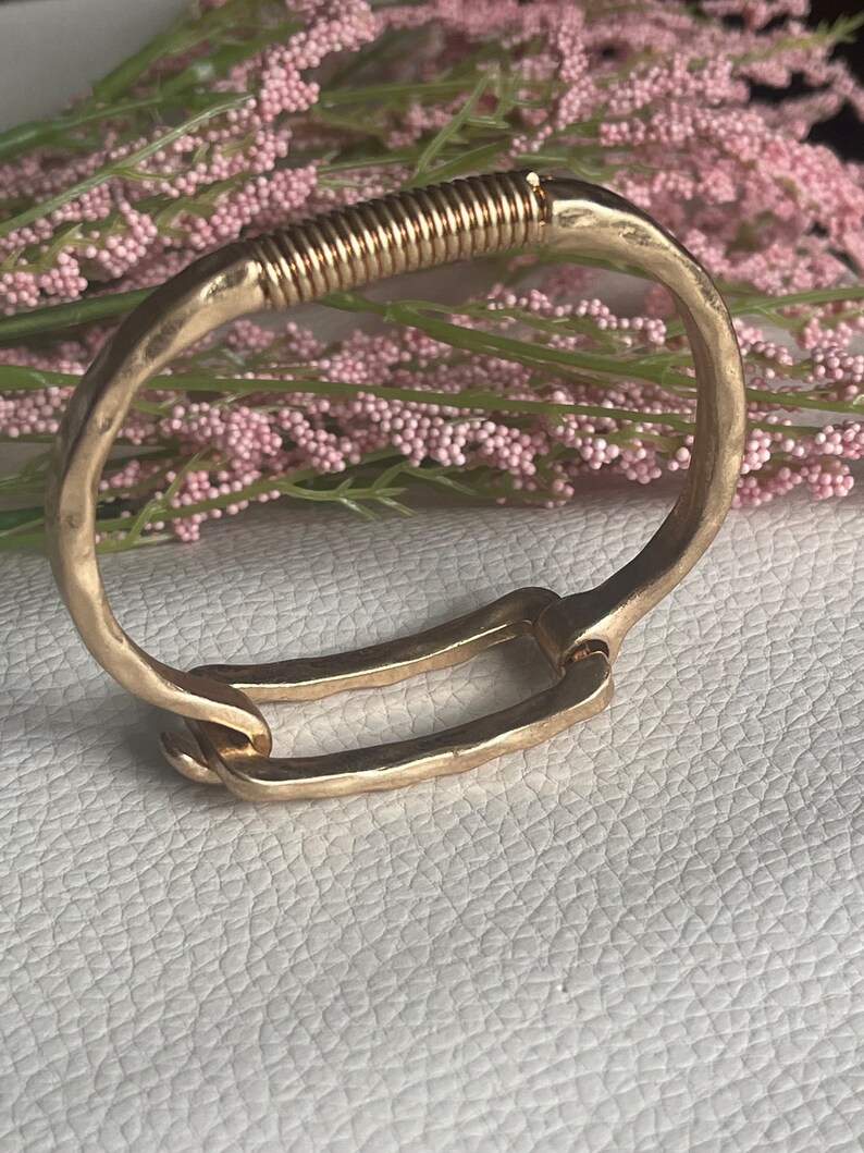 Hammered Bracelet for Women Gold Bangle Bracelet Hammered Etsy