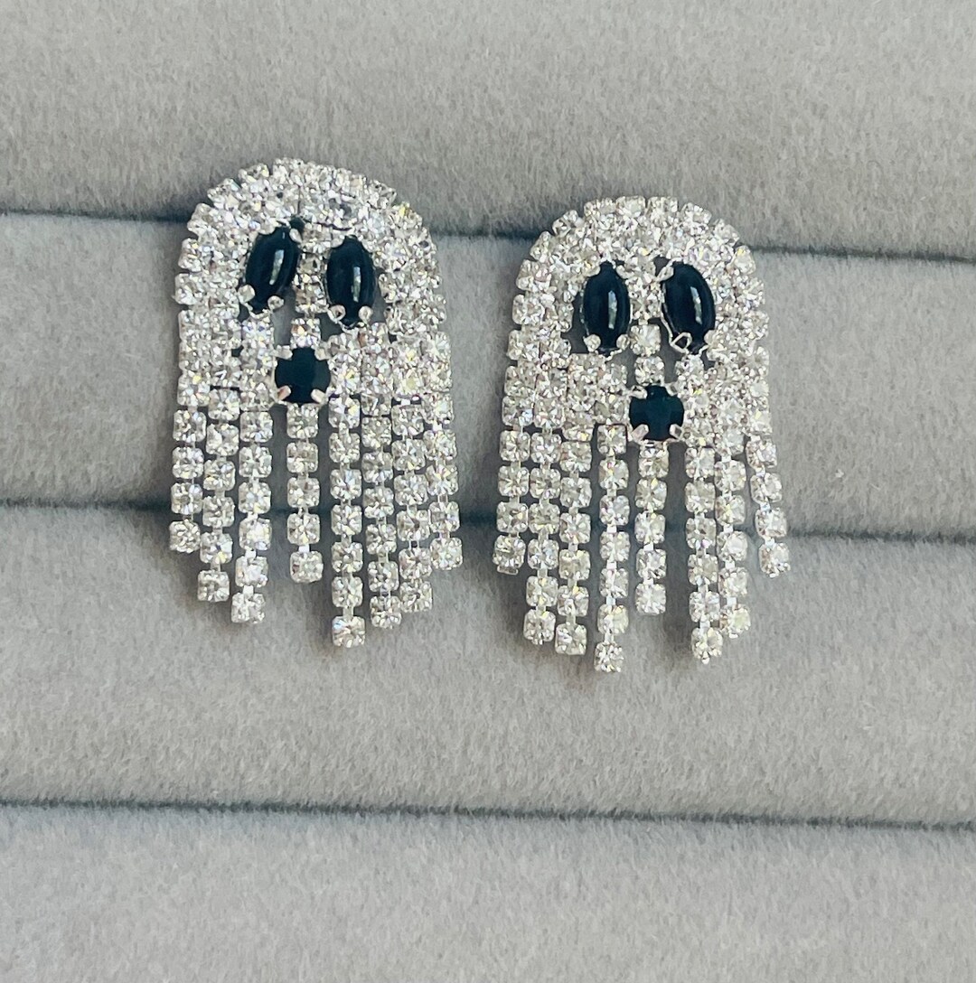 Sheet Ghost Dangle Earrings/halloween Ghost Earrings/polymer Clay Ghost Earrings/spooky Season...