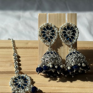 Pakistani | Indian | Traditional Tikka and Earring Set