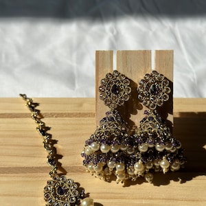 Pakistani | Indian | Traditional Tikka and Earring Set