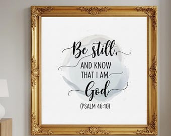Bible Verse, Wall Decor, Home Decor, Spiritual Print, Christian Scripture Wall Art, Psalm, Digital Prints, Downloadable Art Set of 3