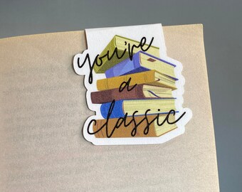 You're A Classic Bookmark PNG File Cricut Template