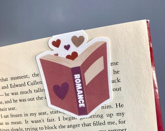 Romance Magnetic Bookmark Template: DIY Craft File (PNG)