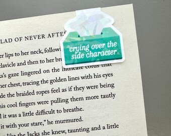 Crying Over The Side Character Magnetic Bookmark File (PNG)