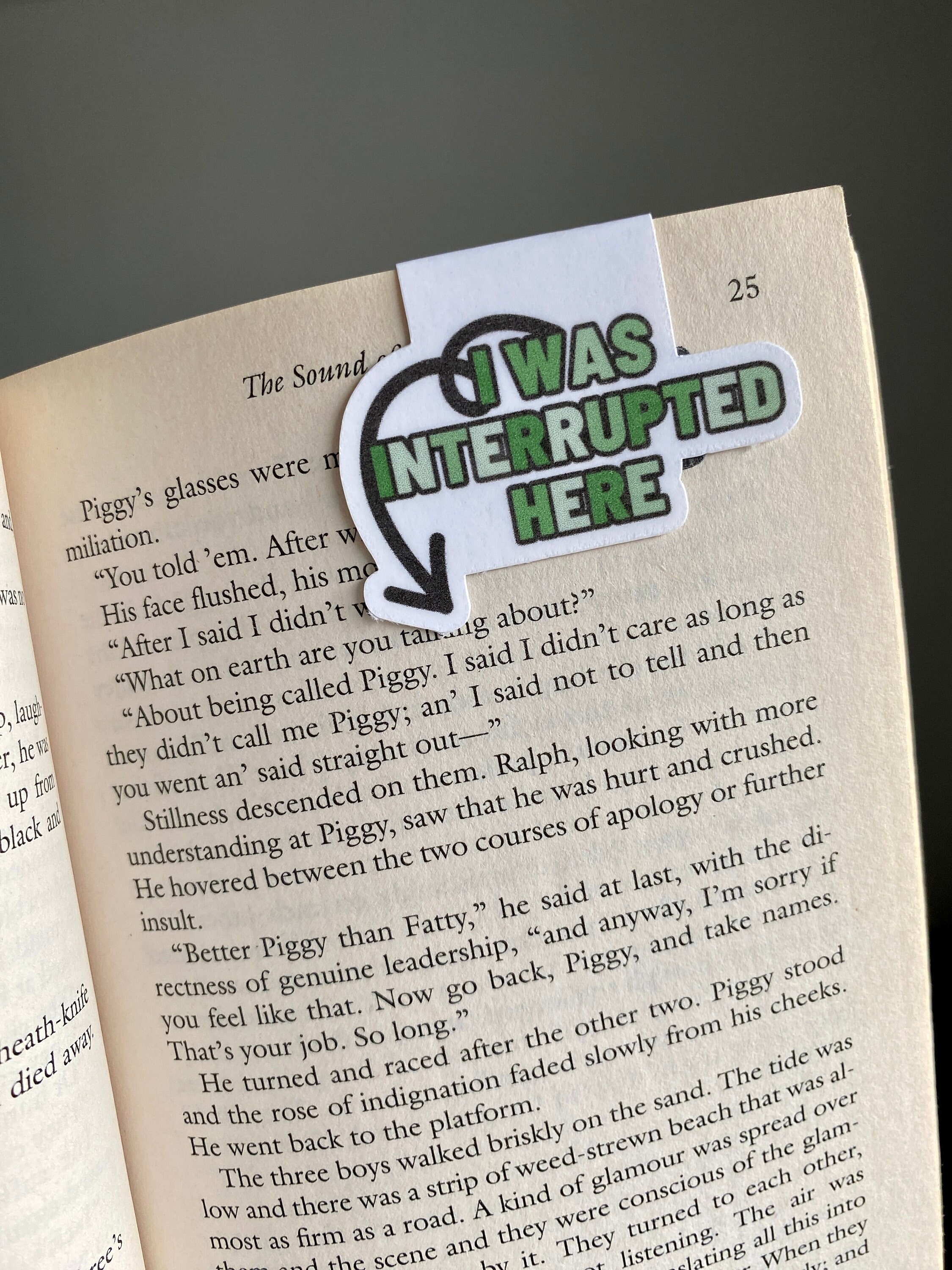 I was interrupted here bookmark, magnetic bookmark, Cricut template, Cricut bookmark craft, DIY bookmark, funny bookmarks, Cricut PNG file