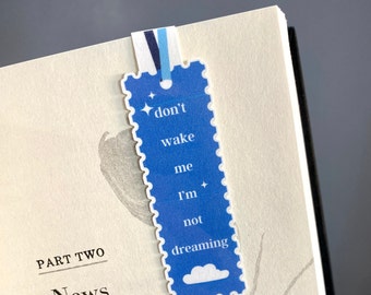 Don't Wake Me Magnetic Bookmark Template: DIY Cutting Machine File (PNG)