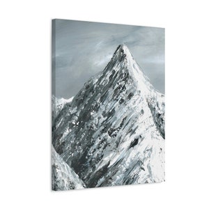 Canvas Art, Stretched Canvas Art, Mountain Art, Rustic Décor, Boho Art, Cabin Art, Rustic Art, Nature Print, Mountain Print