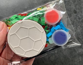 Paint Your Own Football Party Favor: Kids DIY Craft Kit