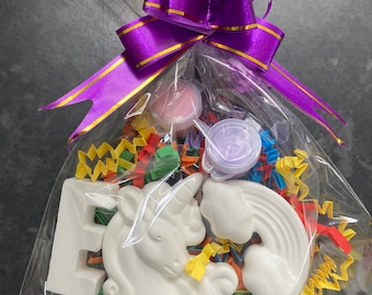 Personalised Paint Your Own Unicorn & Rainbow Craft Kit